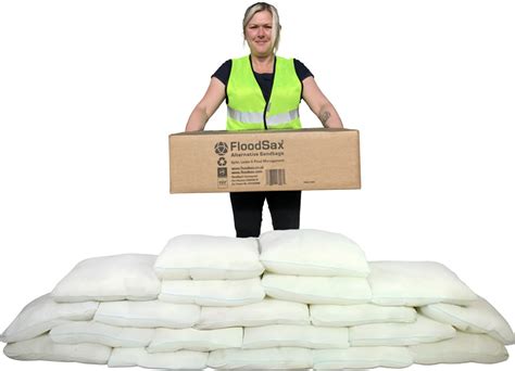 All major organisations in the UK now use FloodSax alternative sandbags