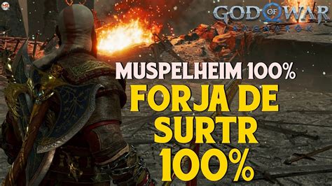 GOD OF WAR RAGNARÖK FORJA DE SURTR 100 Todos Colecionáveis