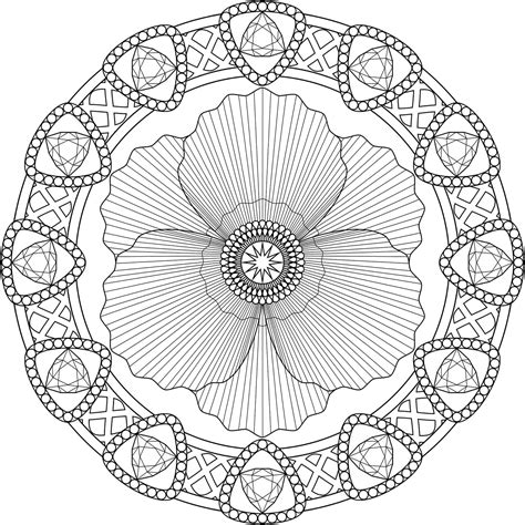 Disegni Di Mandala Da Colorare Stampa Gratuitamente