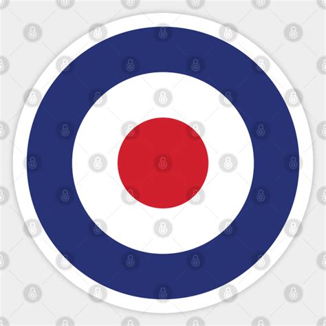 Raf Roundel Circle Target Bullseye Mod Royal Air Force Raf Roundel