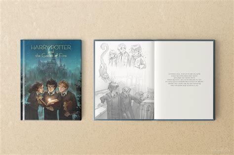 Harry Potter fan art illustration on Behance