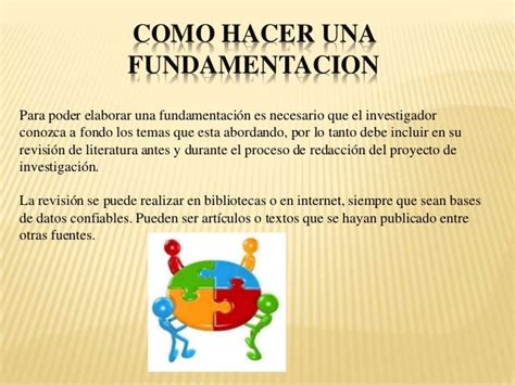 Fundamentar Proyecto