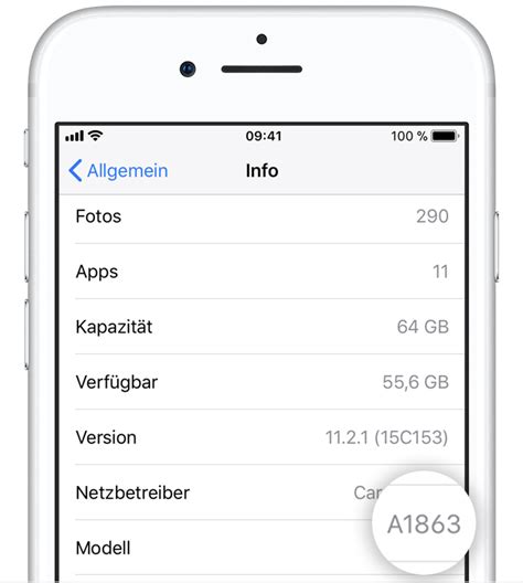 Modellnummer Des IPhone IPad Oder IPod Touch Ermitteln Apple Support