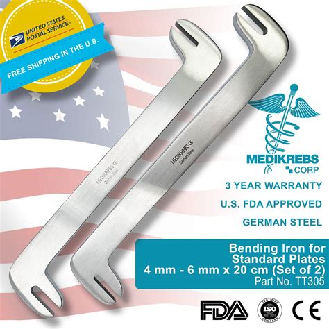 Bending Iron for Standard Plates - MediKrebs Corp. USA Leading Surgical Instruments Manufacturer