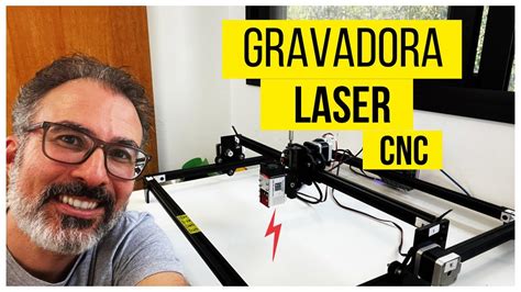 Gravadora a laser para madeira CNC Portátil e eficiente Marca grava