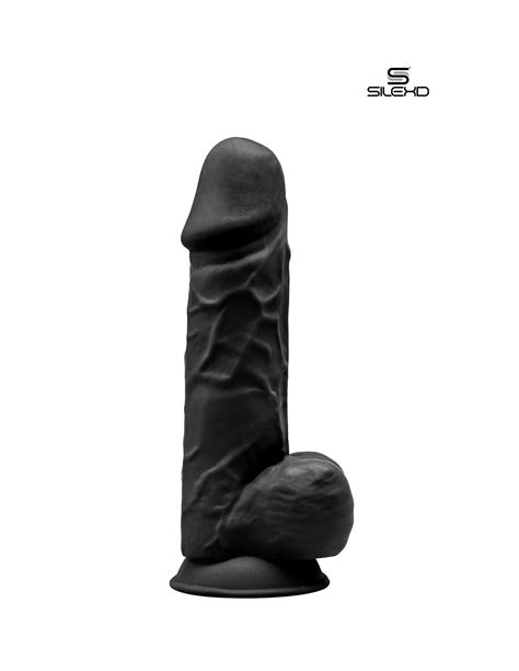 Gode double densité noir 21 5 cm Modèle 4