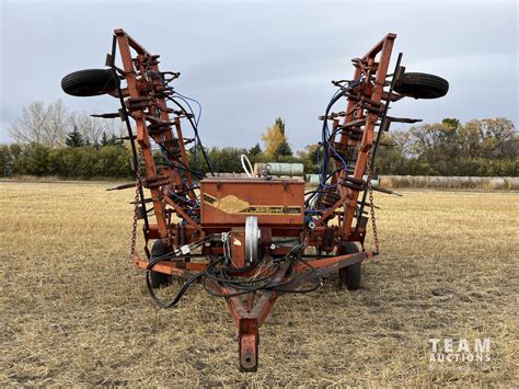 1974 Co Op Implements 203 24 Ft Field Cultivator 24dk Team Auctions