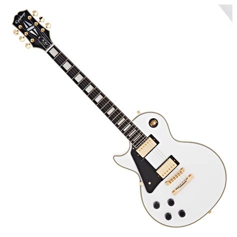 Epiphone Les Paul Custom Vänsterhänt Alpine White Gear4music