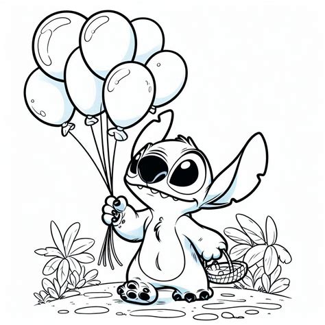 Stitch Para Pintar E Imprimir - 7