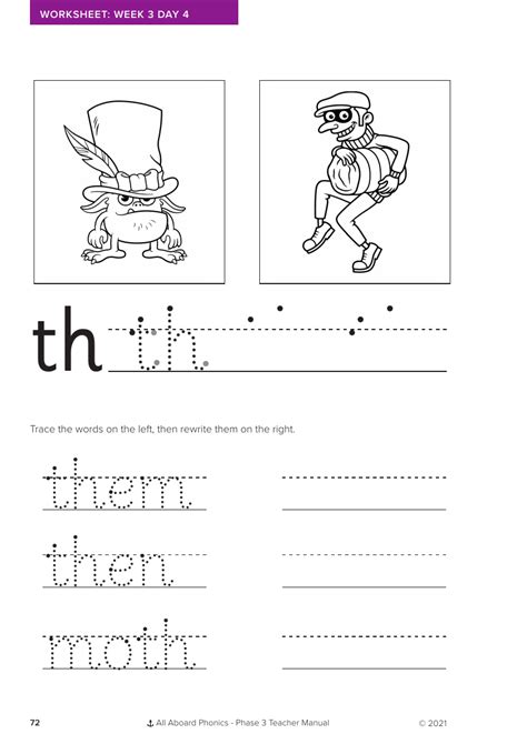 Ch And Th Digraph Discovery Printable Reading Worksheet Worksheets