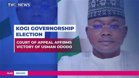 Court Of Appeal Affirms Victory Of Usman Ododo As Kogi Governor Youtube