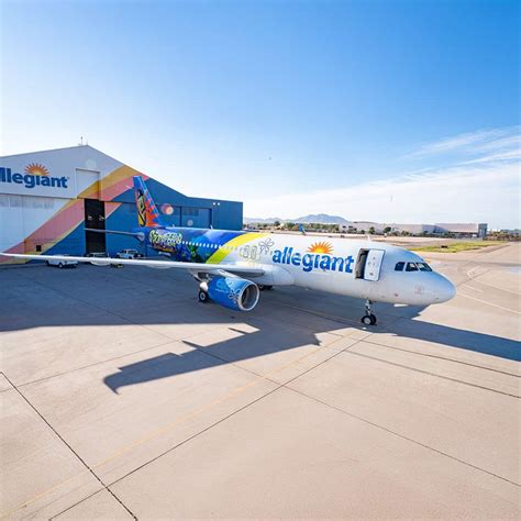 Playful Allegiant SpongeBob A320 Lifts Spirits With Bikini Bottom Charm