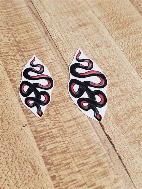 Crowley Snake Temporary Tattoo Good Omens Cosplay pack of 2 - Etsy