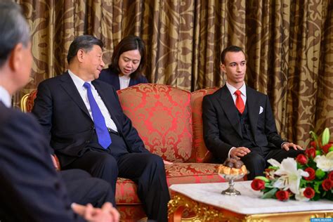 Moroccos Crown Prince Moulay El Hassan Receives Chinese President In