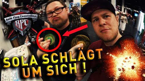 SOLA SCHLÄGT MESSEBESUCHER RPC 2017 vLOG ft KrokettenKalle Sola