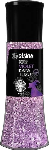 Efsina Sofrada Öğütme Violet Kaya Tuzu 400 gr Fiyatları Özellikleri ve