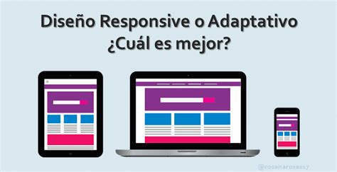 Diseño Responsive o Adaptativo Cuál es mejor Infografía