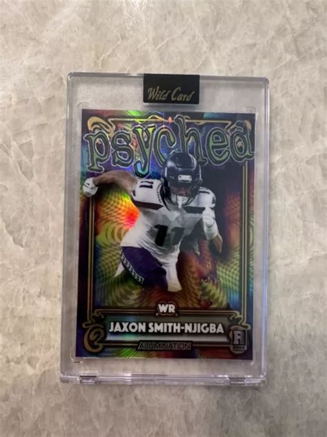 JAXON SMITH NJIGBA 2023 Wild Card Alumination Psyched 99 Recrue RC