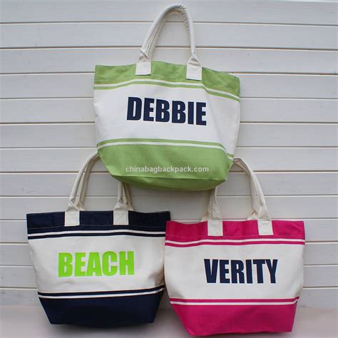 Promotional Large Canvas Beach Tote Bag Best Beach Totes Suppliers China Wholesale Large