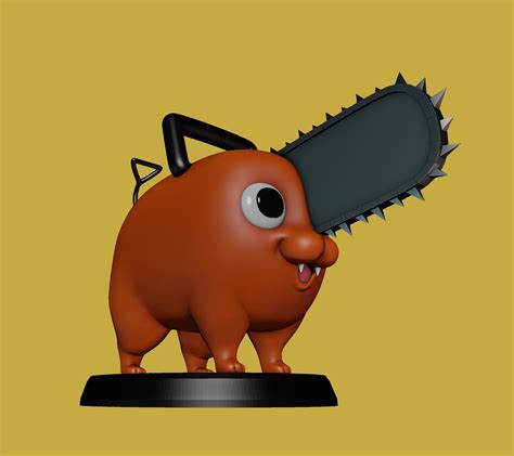 Pochita Chainsaw Man 3d Model 3d Printable Cgtrader