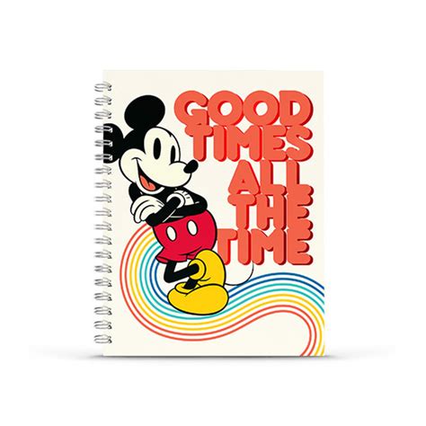 Cuaderno Mooving X Espiral Tapa Dura Hjs Mickey Mouse Mooving