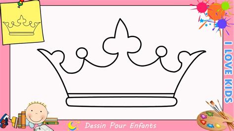 Comment Dessiner Une Couronne Facilement Etape Par Etape Pour Enfants