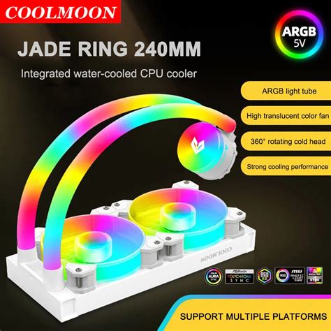 Jual Coolmoon Aosor Water Cooling Jade Ring As As Cube Tube