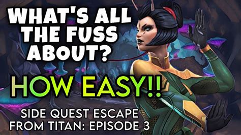 Side Quest Boss Mantis Easily Soloed I Mean Really Easy Sq Escape From Titan Episode 3