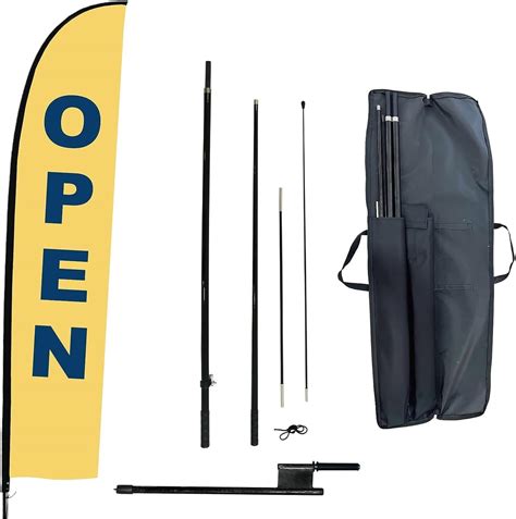 Amazon.com : Displayfactory Windless Teardrop All Fiberglass Feather