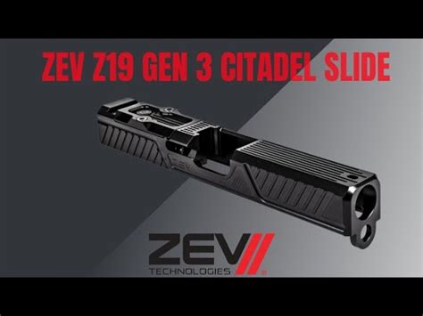 Zev Z Gen Citadel Slide Rmr Cut Unboxing Youtube