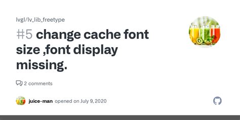 Change Cache Font Size Font Display Missing Issue 5 Lvgl Lv Lib