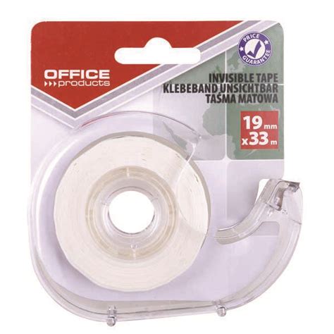 Banda Adeziva Invizibila De Birou Office Products Cu Dispenser Mata