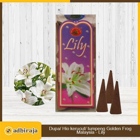 Jual Dupa Hio Kerucut Tumpeng Golden Frog Malaysia Lily Shopee