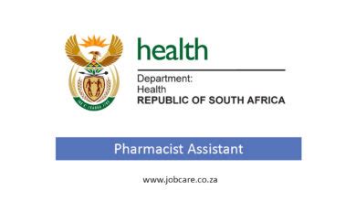 Department of Health is hiring Pharmacist Assistant - Jobcare