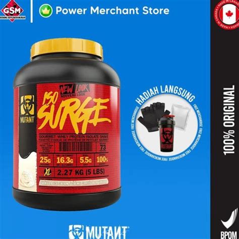 Jual Mutant Iso Surge Whey Protein Isolate Lb Rf Yg Vanila