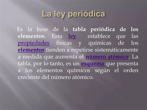 Estructura Electronica De Los Atomos Y La Ley Periodica PPT