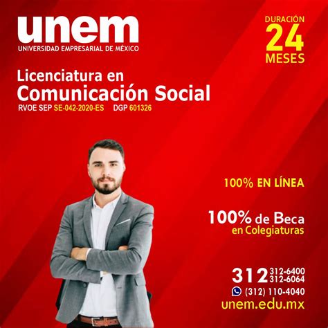 Licenciatura En Comunicación Social Universidad Empresarial De México