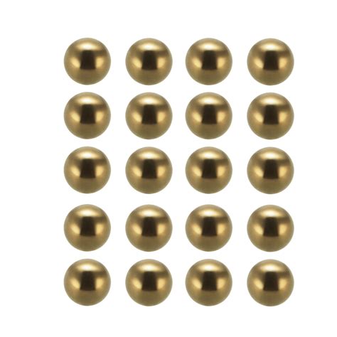 5 16 Precision Solid Brass Bearing Ball 20 Pack