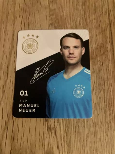 Rewe Dfb Sammelkarte Wm Nr Manuel Neuer Eur Picclick De