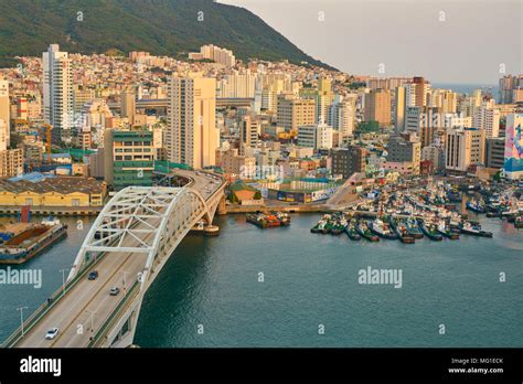 Busan Corea Del Sur Circa Mayo Vista De Busan De Lotte