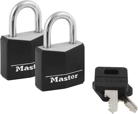 Master Lock Candados De Aluminio Cubiertos Cerraduras Peque As Con