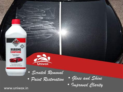 Uniwax Rubbing Compound For Car Paint Finishing Scratch Remover