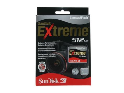 Sandisk Extreme Mb Compact Flash Cf Flash Media Model Sdcfx