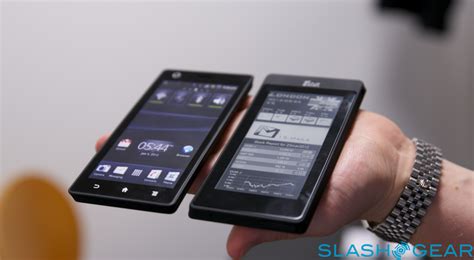 E-Ink concept double-display smartphone hands-on - SlashGear