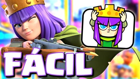 CÓmo Conseguir FÁcilmente El Nuevo Emote De La Reina Arquera En 😎clash Royale Youtube