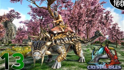 Taming High Level Ankylosaurus Ark Survival Evolved Crystal Isles