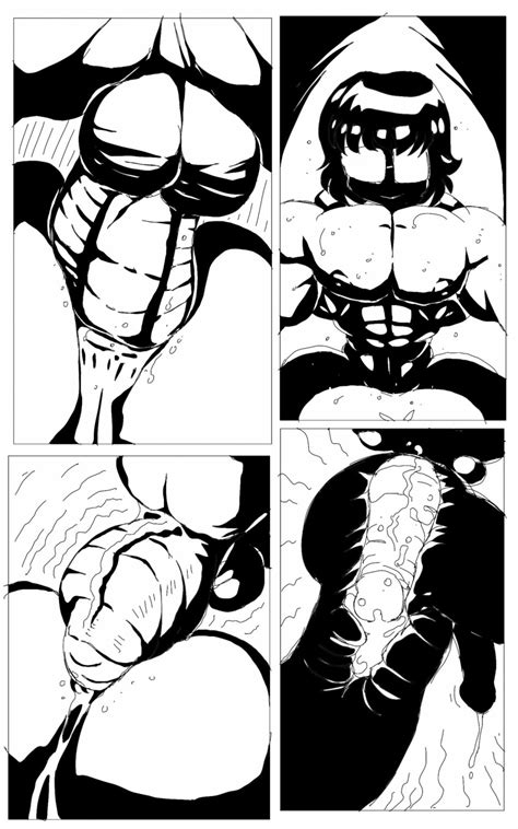 Rule 34 1futa Anal Anal Penetration Big Penis Black And White Comic