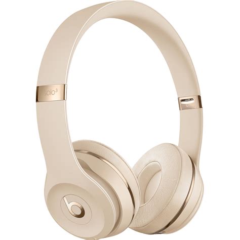 Beats by Dr. Dre Solo3 Wireless Headphones - Satin Gold MX462LLA