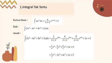 Integral Fungsi Integral Substitusi Integral Parsial Ppt