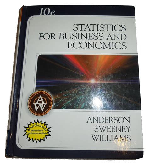 Amazon Statistics For Business And Economics With Cd Rom